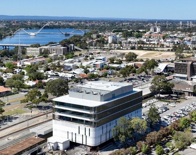 An aerial view of the Public Transport Operations Control Centre